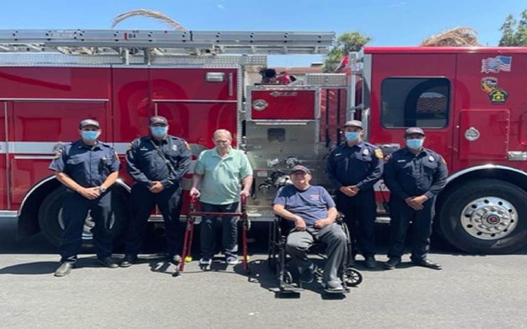 Firefighters Honor Temecula Healthcare Residents on Father’s Day